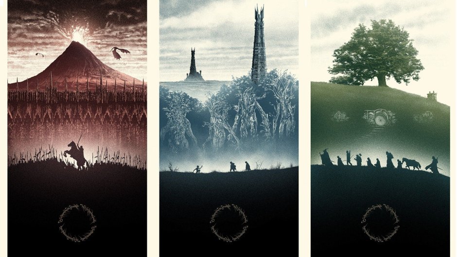 Lord of the Rings Trilogy poster