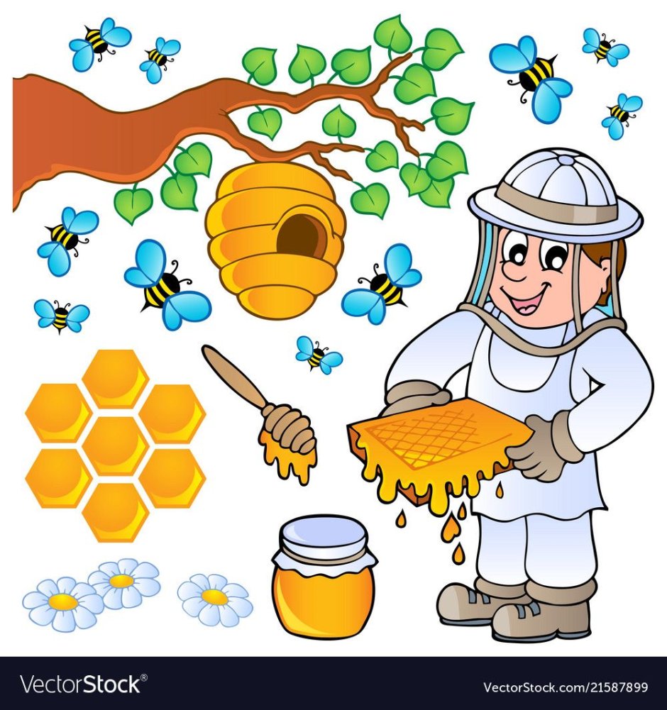 Пчеловод рисунок