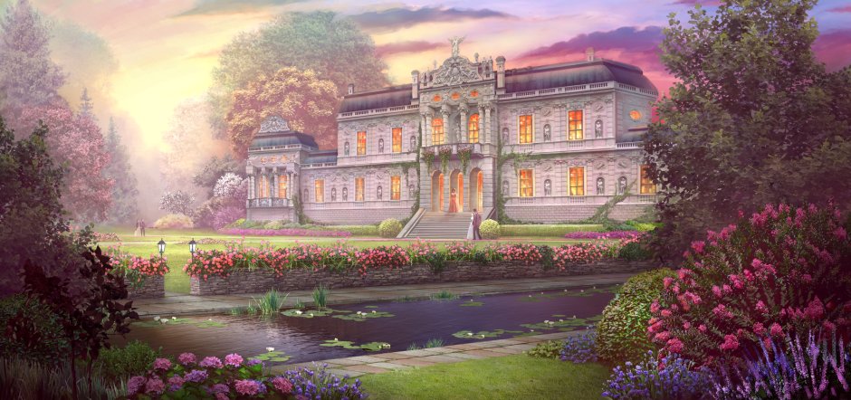 Викторианский дворец аниме