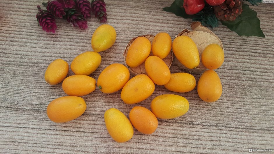 Маленькие желтые фрукты кумкват