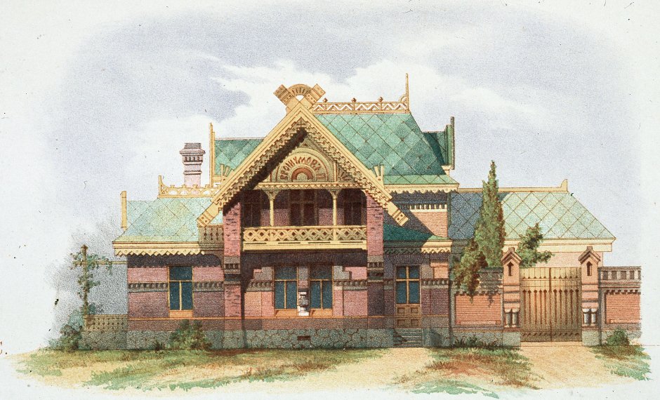 Мотивы русской архитектуры 1874-1880 гг
