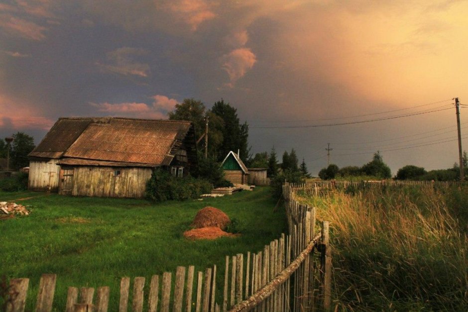 Поселок русская деревня