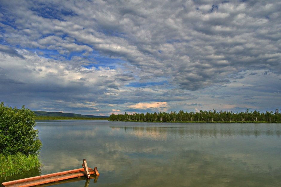Озеро Плахино Абанский район