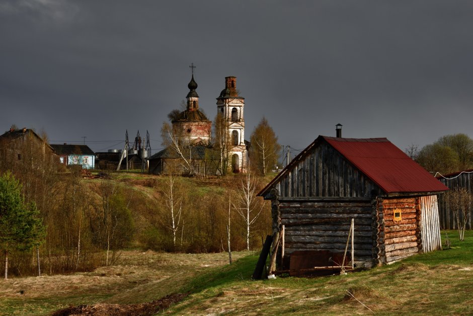 Церковь село деревеньки