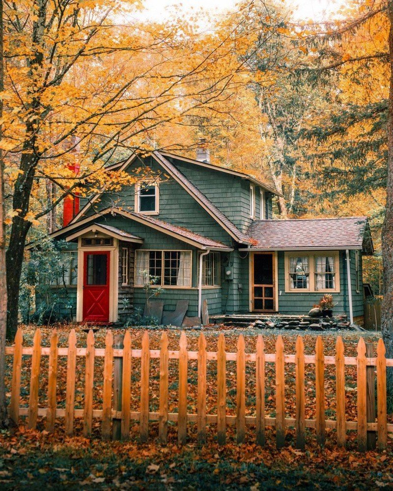 Деревенский дом Лейквуд в США