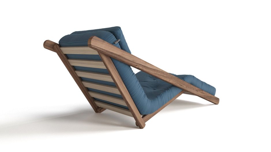 Раскладное деревянное кресло