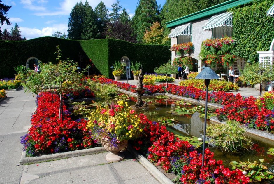 Итальянский сад Бутчартов Канада