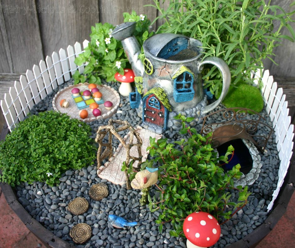 Гарденинг миниатюрный сад