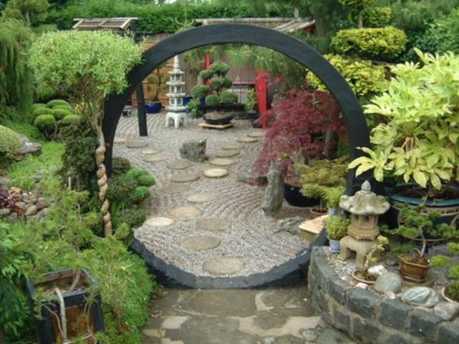 Малые архитектурные формы сад в Японии