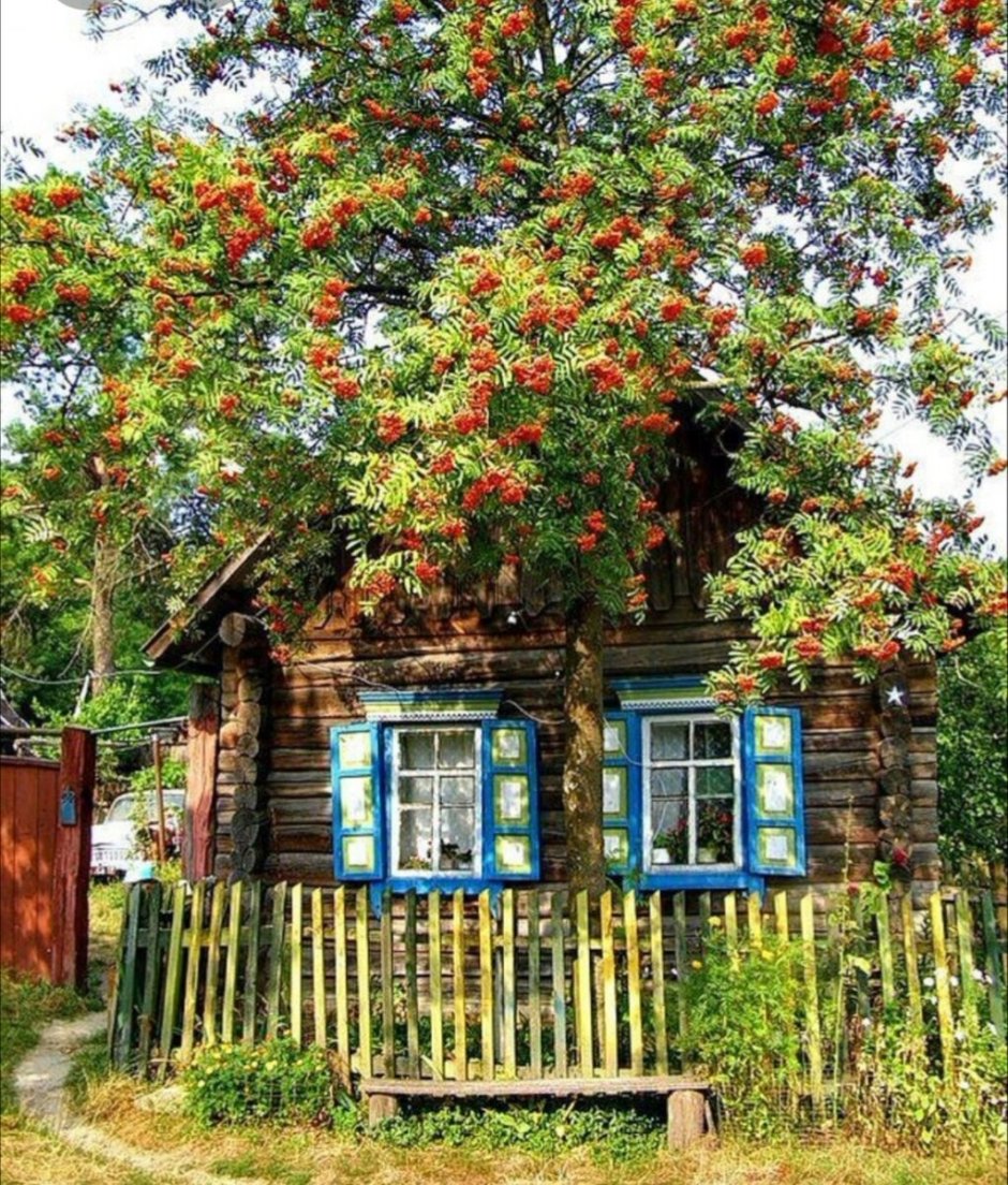 Деревенский домик детства