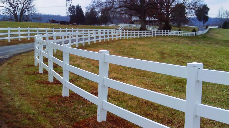 Забор в стиле ранчо