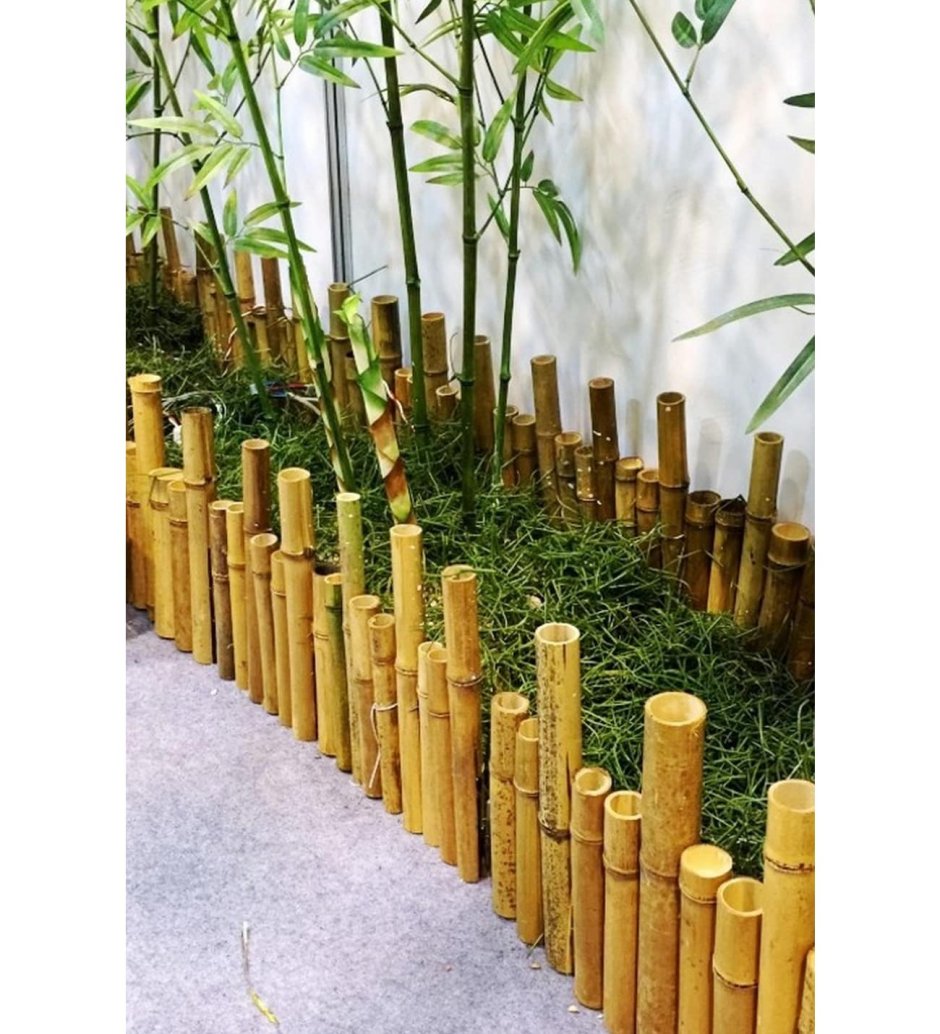 Заборчик из бамбука