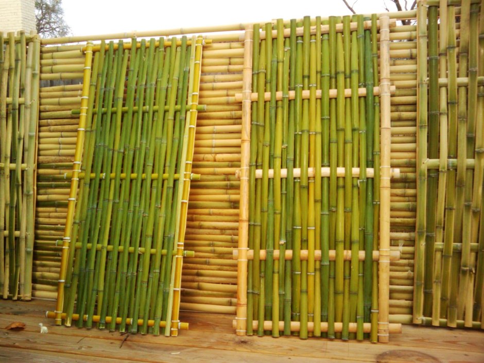 Бамбуковый заборчик