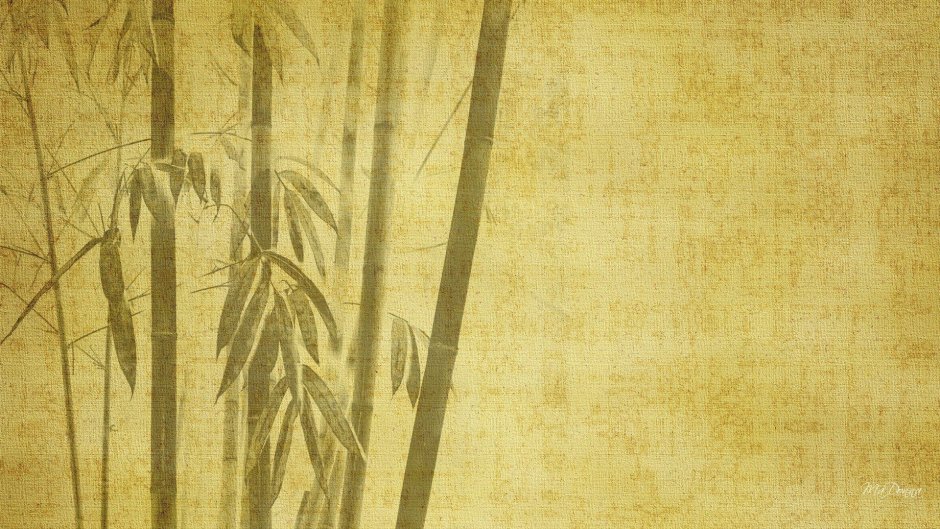 Мультяшный бамбуковый лес