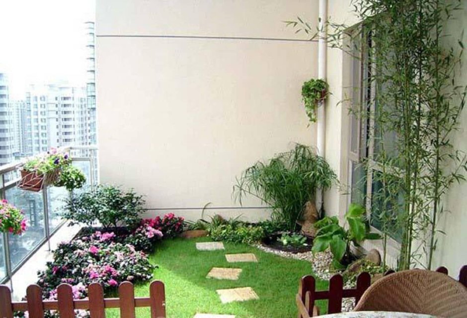 Озеленение террас и балконов
