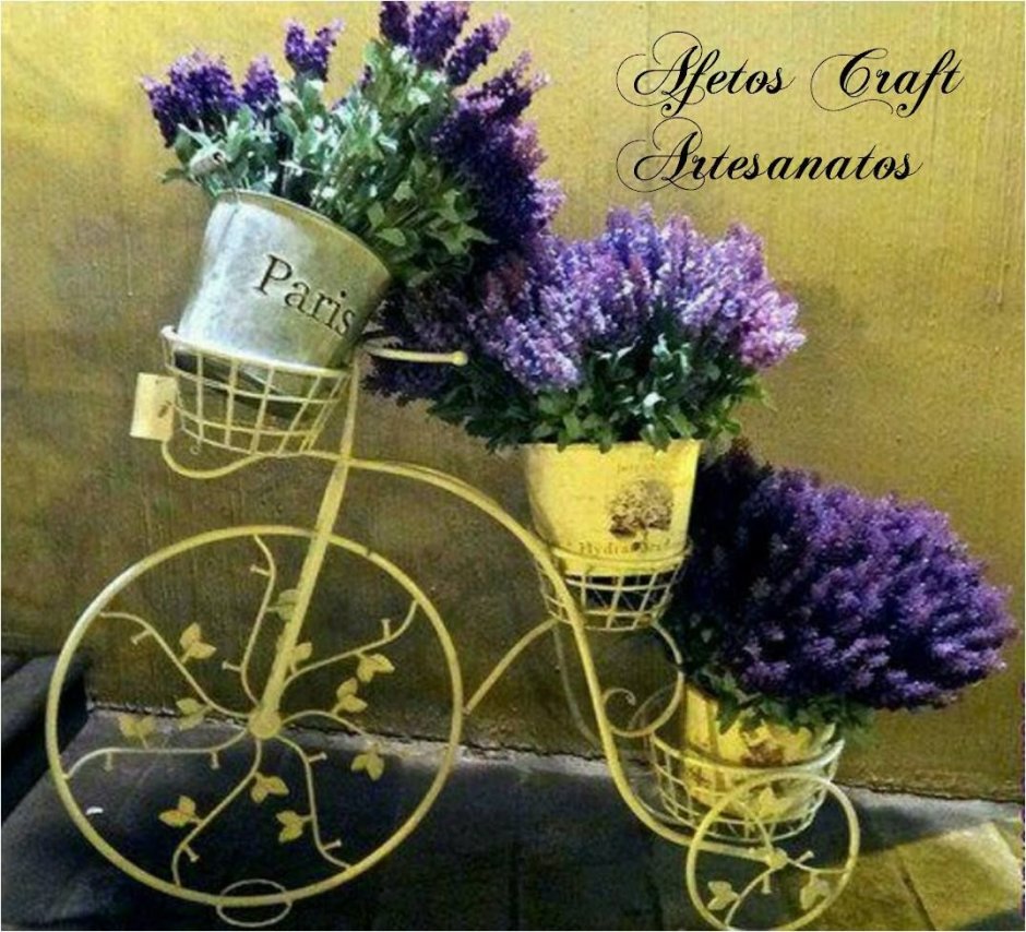 Велосипед цветы Прованс