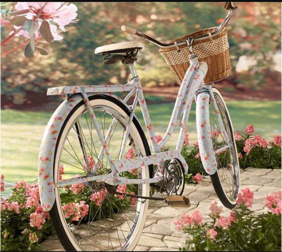 Велосипед в винтажном стиле