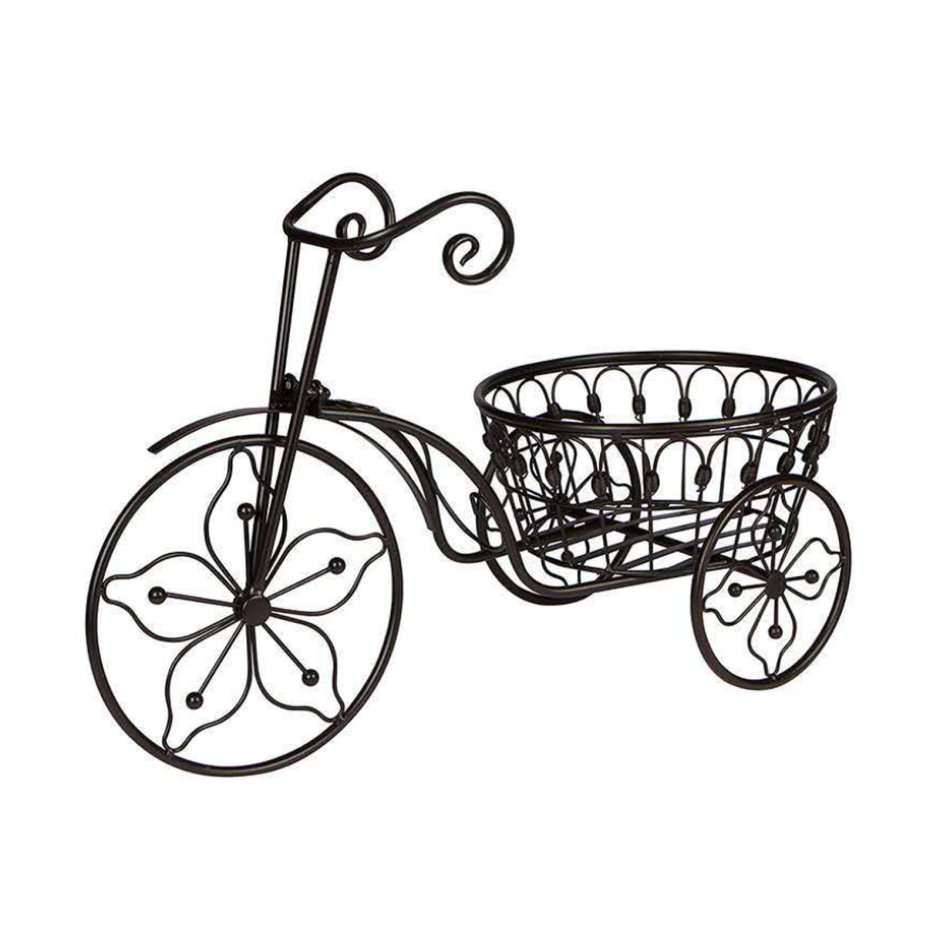 Кованый велосипед для декора