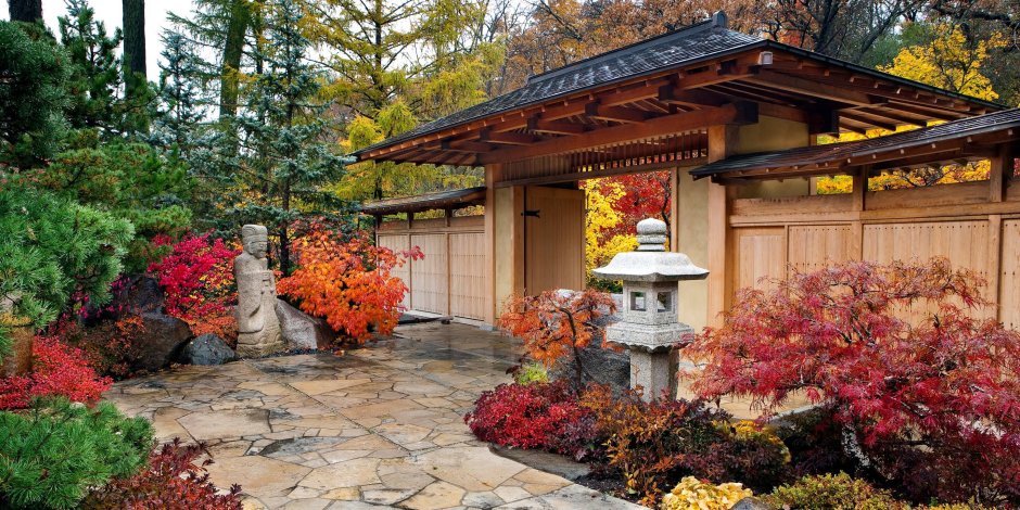 Стиль Дзио в японском саду