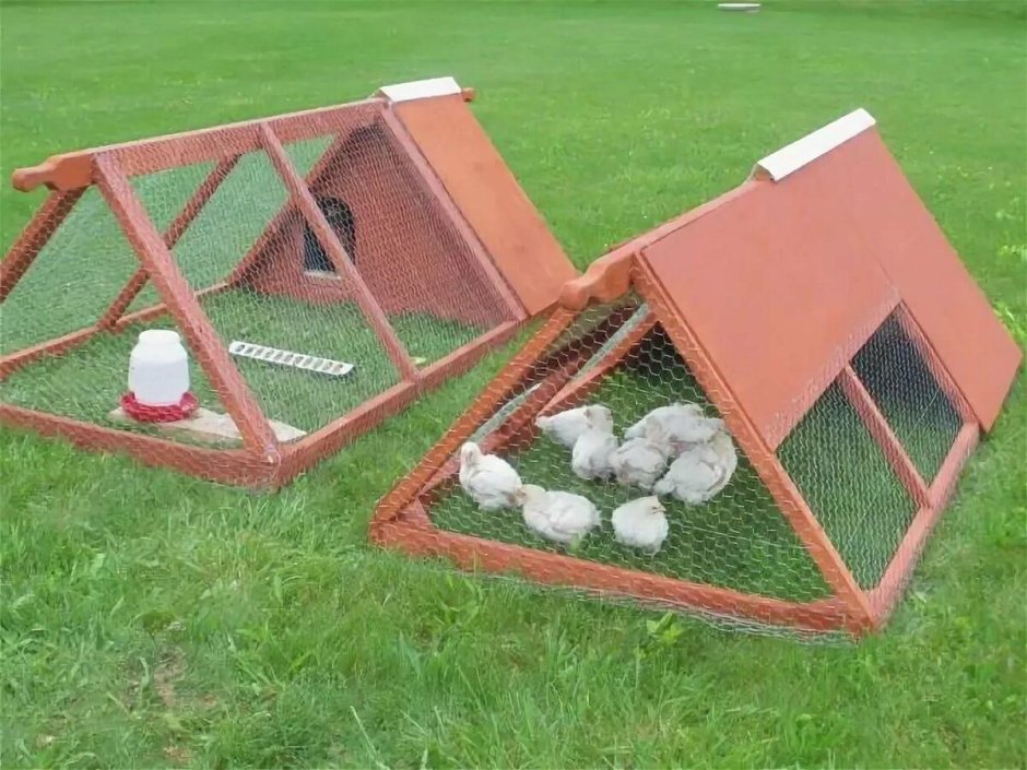 Переносной домик для цыплят
