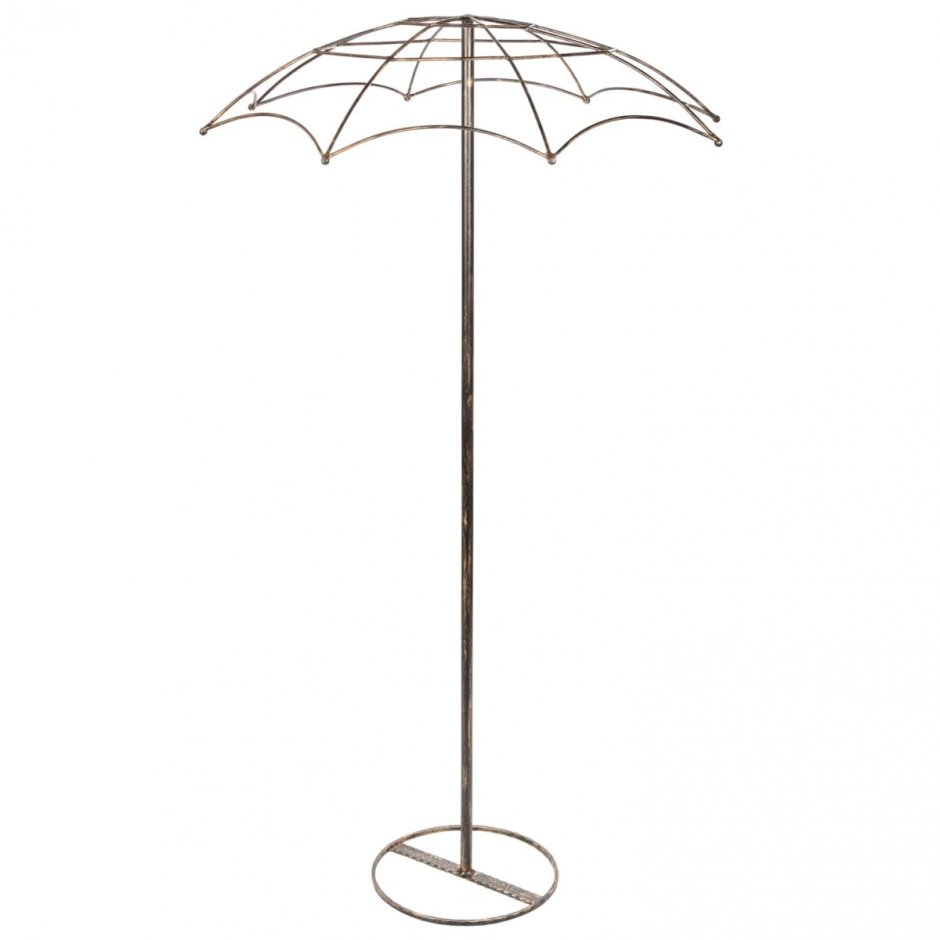 Кованый зонтик для сада