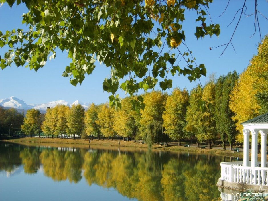 Нальчик Атажукинский парк озеро