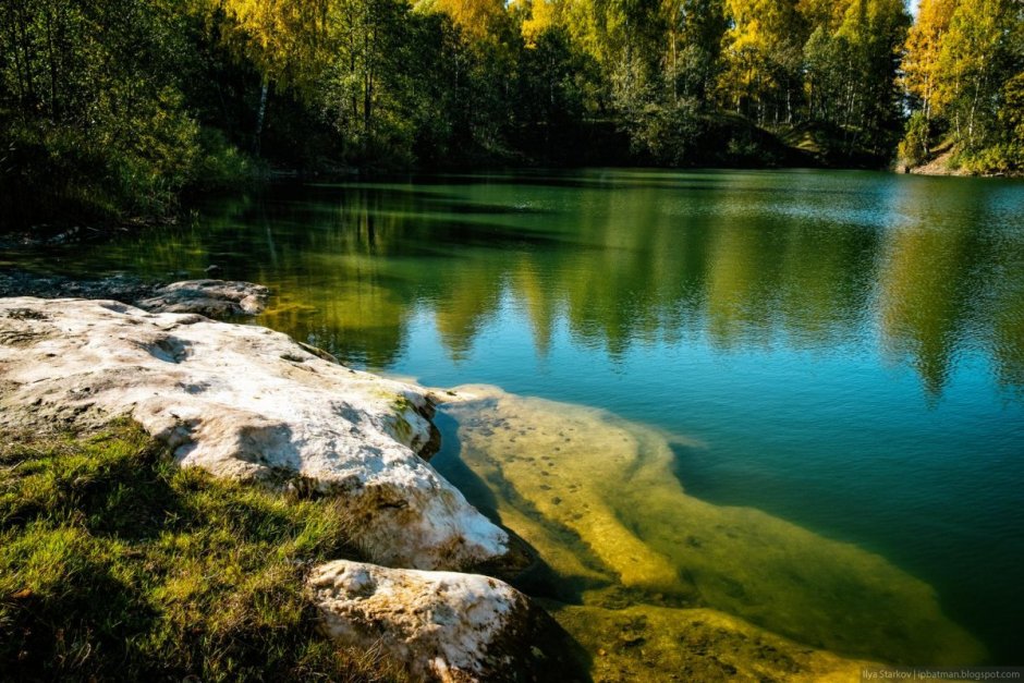 Мраморное озеро Нижегородская область Филинское
