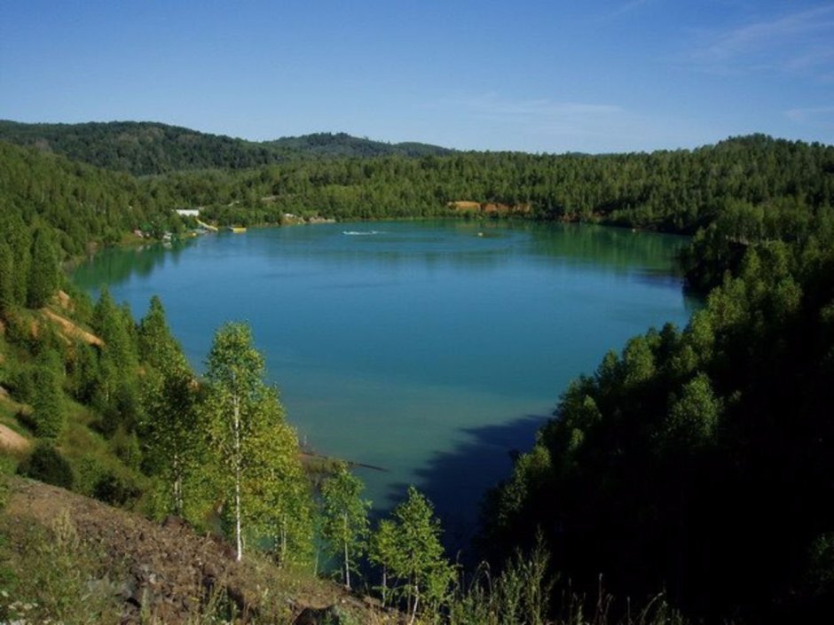 Темиртау Кемеровская голубые озера