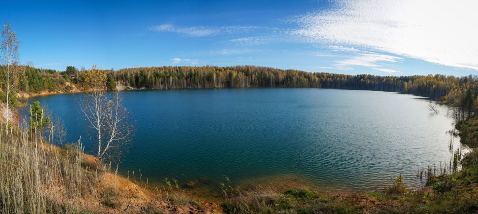 Голубое озеро Кемеровская область Апрелька