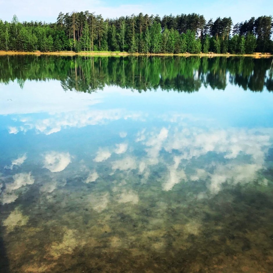 Есинский пруд голубое озеро