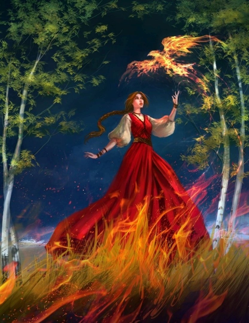 Славянская богиня огня