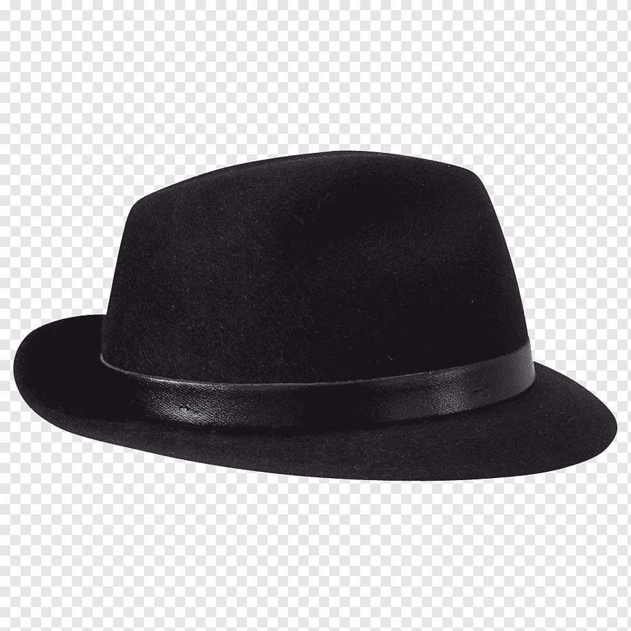 Шляпа Федора черная Бифри