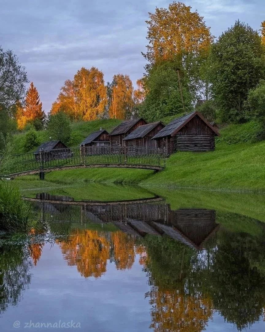 Самая красивая деревня в России Ярославская область Вятское