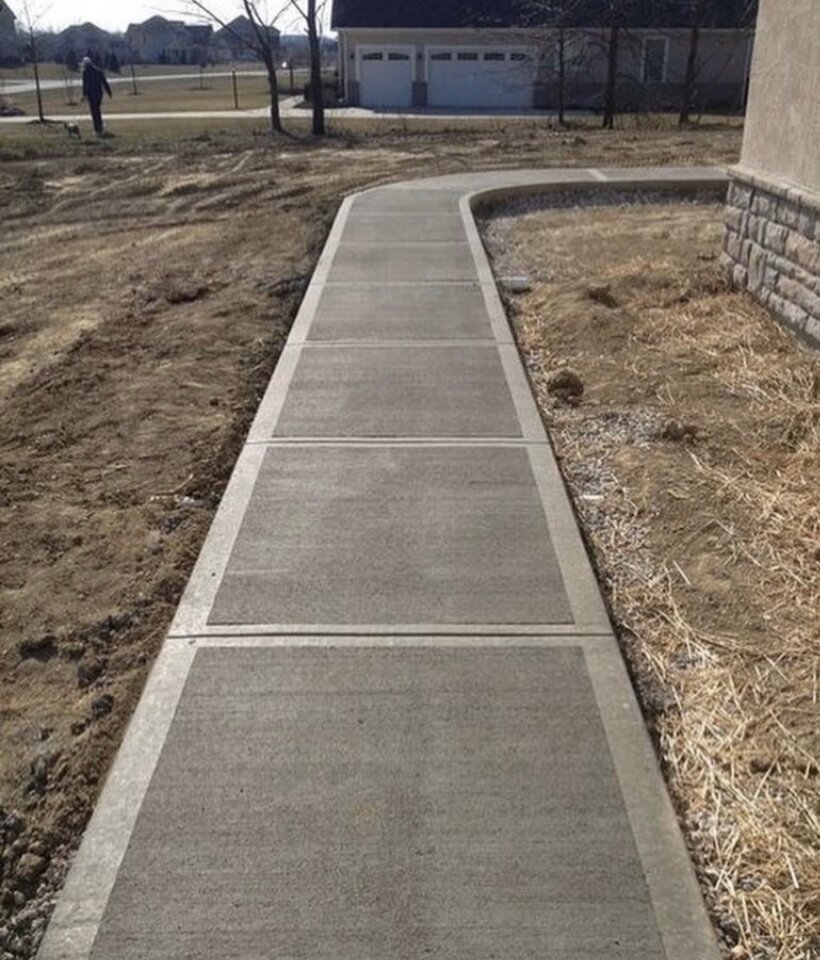 Тротуар из бетона