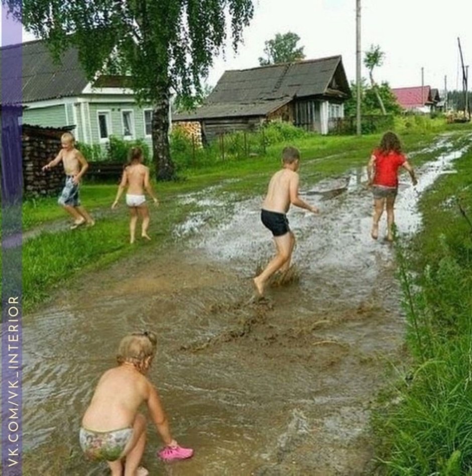 Лето в деревне детство
