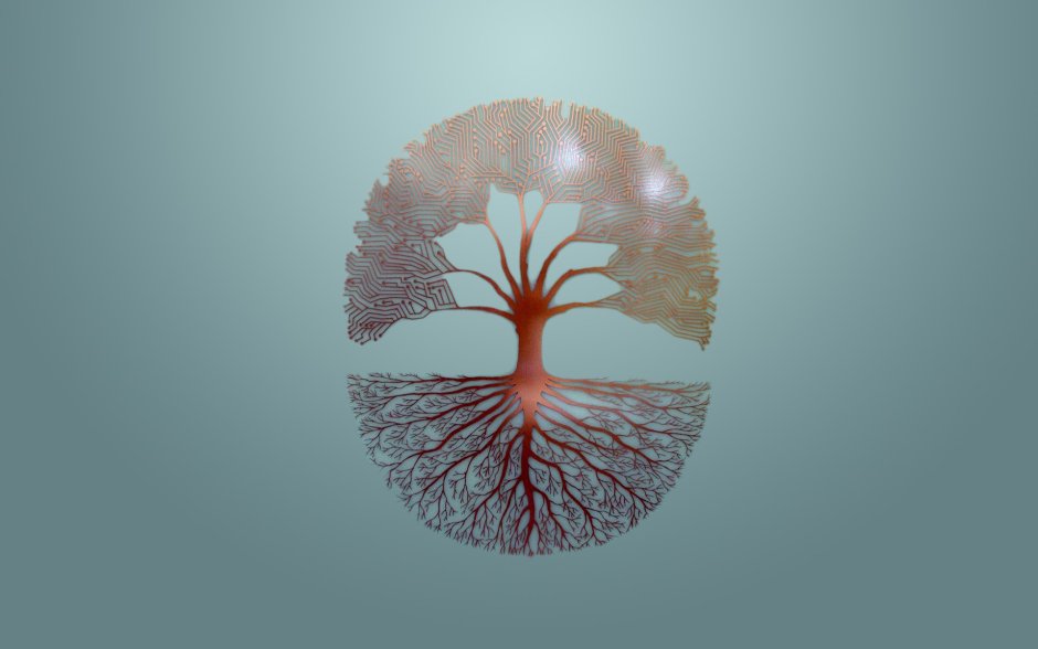 Дерево жизни абстракция