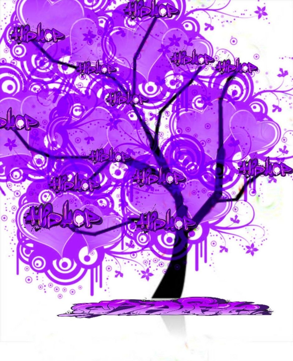 Иллюстрации фиолетового цвета