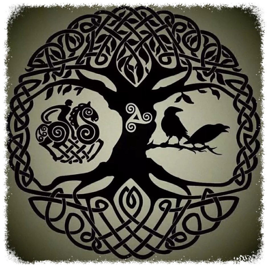 Древо жизни Иггдрасиль символ