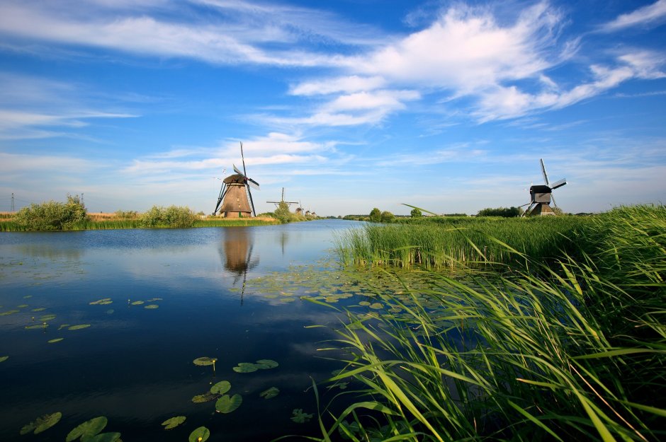 Нидерланды Речная мельница