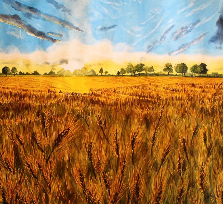 Пшеничное поле 1979 картина