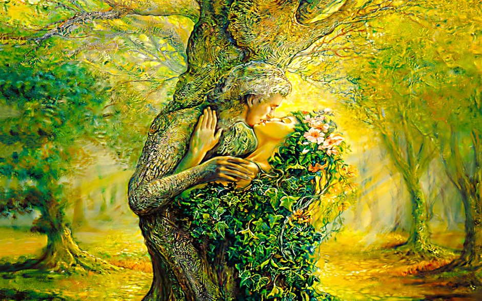 Картины Жозефина Уолл дерево