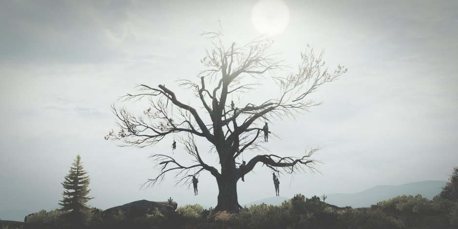 Witcher 3 дерево висельников Art