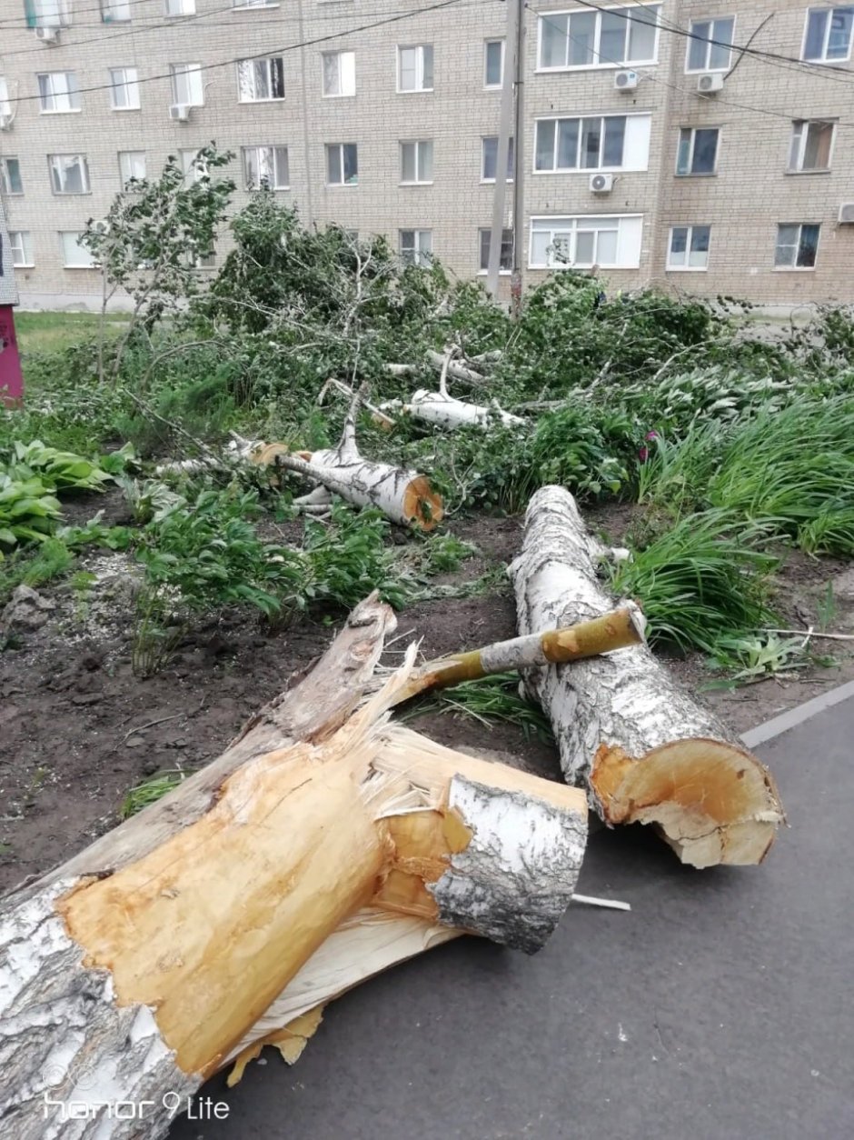 Ураган в Саратовской области