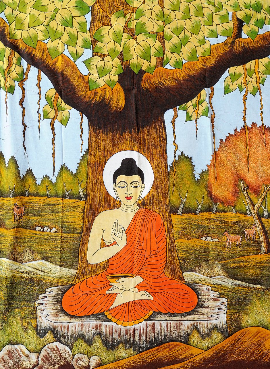 Сиддхартха Гаутама под деревом Бодхи