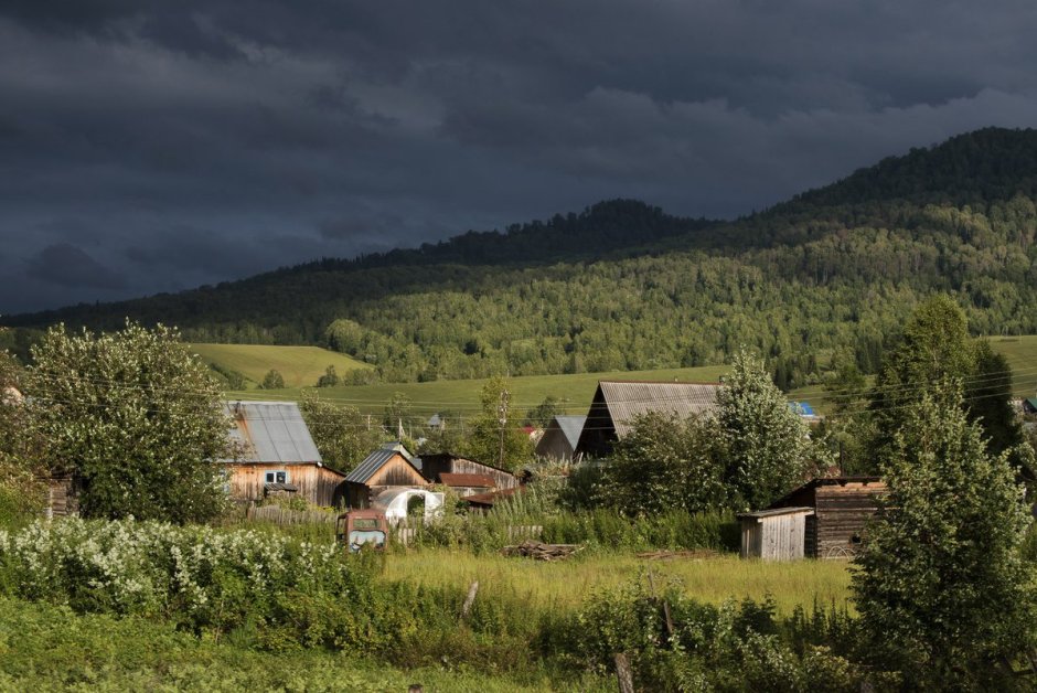 Сибирские деревни в тайге