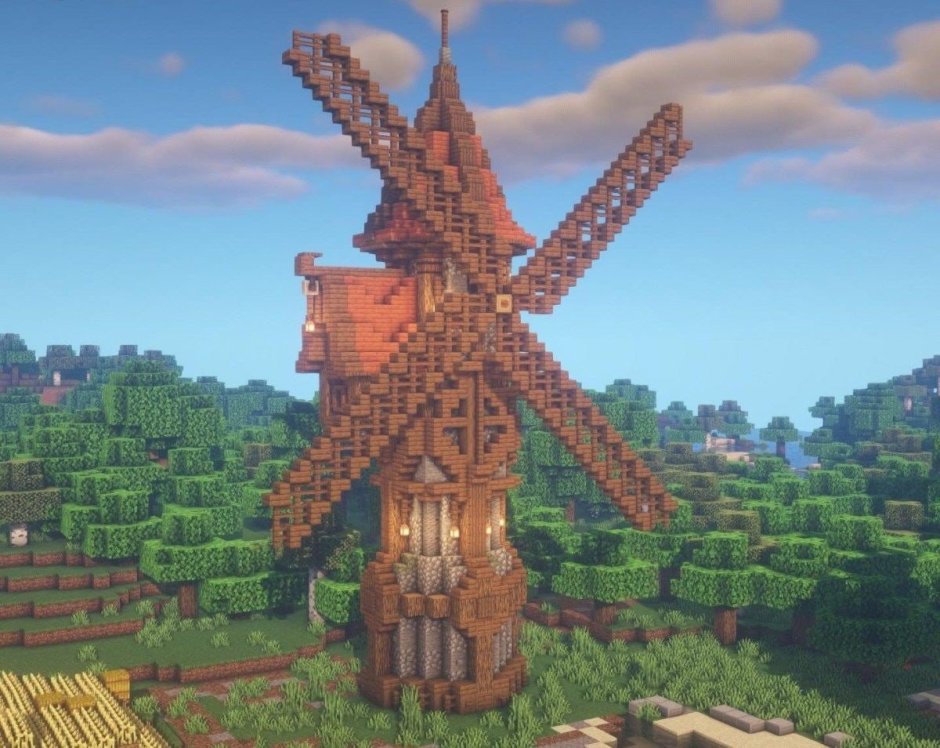 Minecraft мельница