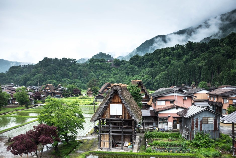 Рыбацкая деревня в Японии