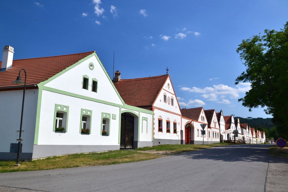 Деревня Голашовице в Чехии