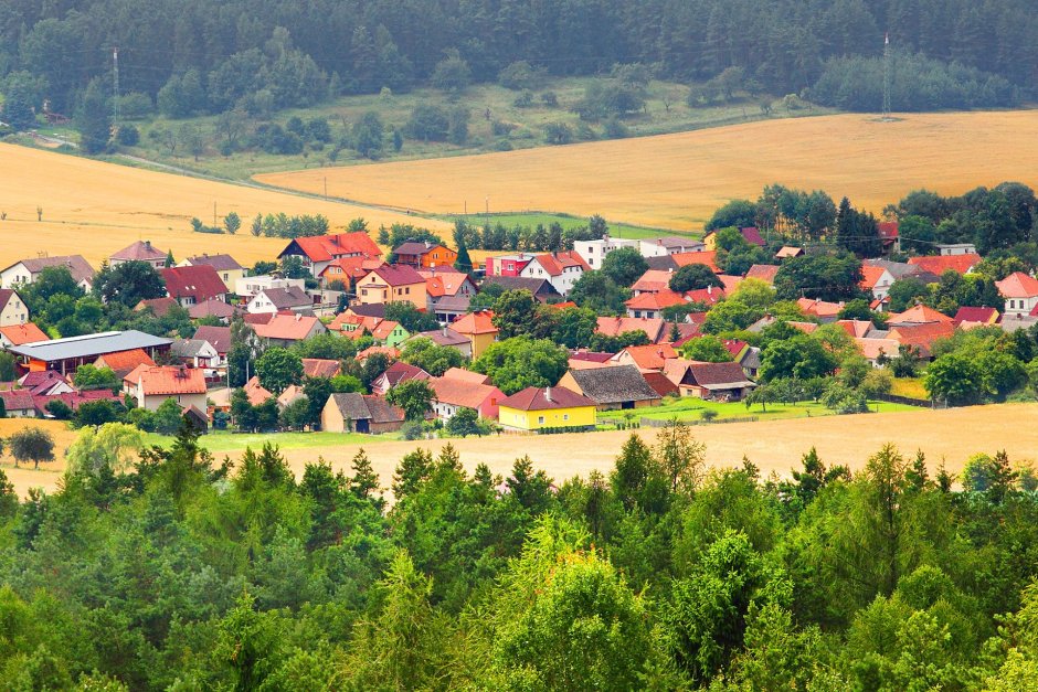 Деревня в Чехии