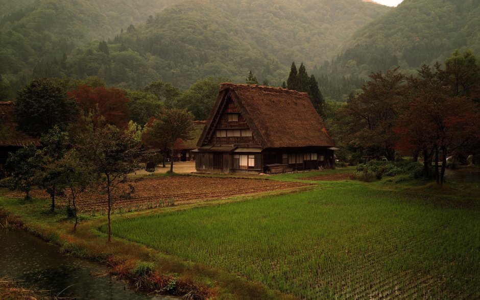 Деревня Нагоро Япония